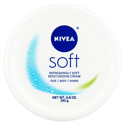 Nivea Refreshingly Soft Moisturizing Cream, 6.8 oz