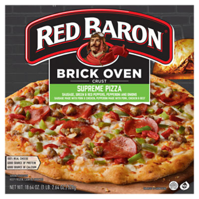 Red Baron Brick Oven Crust Supreme Pizza, 18.64 oz