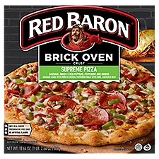 Red Baron Brick Oven Crust Supreme Pizza, 18.64 oz