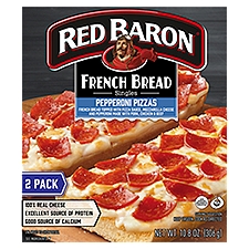 Red Baron Pizza - Singles French Bread Pepperoni, 10.8 oz