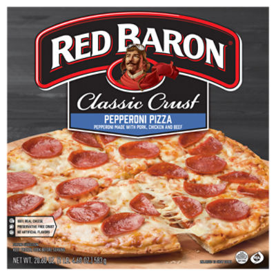 Red Baron Classic Crust Pepperoni Pizza, 20.60 oz, 20.6 Ounce
