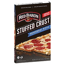 Red Baron Stuffed Crust Pepperoni, Pizza, 20.71 Ounce