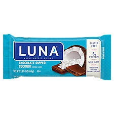 Luna Chocolate Dipped Coconut Nutrition Bar, 1.69 Ounce