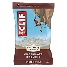 CLIF BAR Chocolate Brownie Flavor Energy Bar, 2.4 oz, 2.4 Ounce