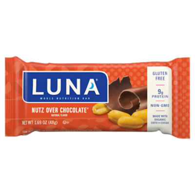 Luna Nutz Over Chocolate Whole Nutrition Bar, 1.69 oz ShopRite