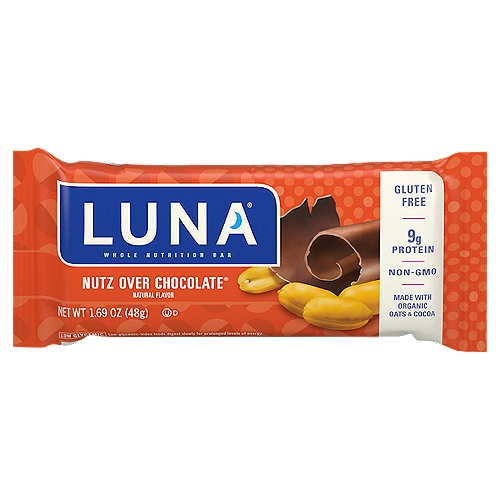 Luna Nutz Over Chocolate Whole Nutrition Bar, 1.69 oz