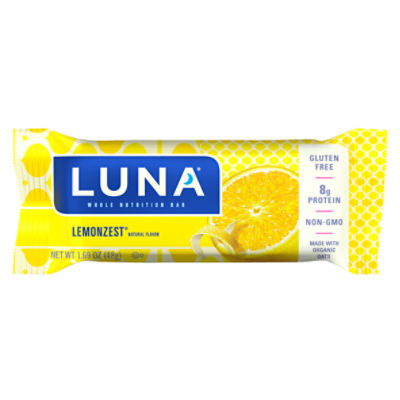 LUNA Bar LemonZest Flavor Gluten-Free Snack Bar, 1.69 oz