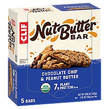 CLIF® Nut Butter Bar Chocolate Chip & Peanut Butter 5 ct Box