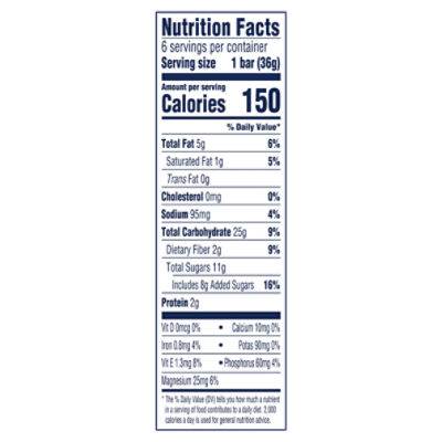 Clif ZBar Chocolate Chip Soft-Baked Energy Snack Bars, 1.27 oz, 6 count