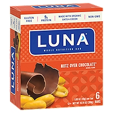 Luna Nutz Over Chocolate Whole, Nutrition Bar, 1.69 Ounce