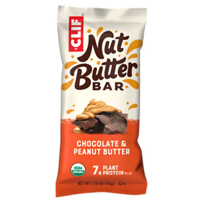 CLIF Nut Butter Bar Chocolate Peanut Butter Filled Organic Energy Bar, 1.76 oz