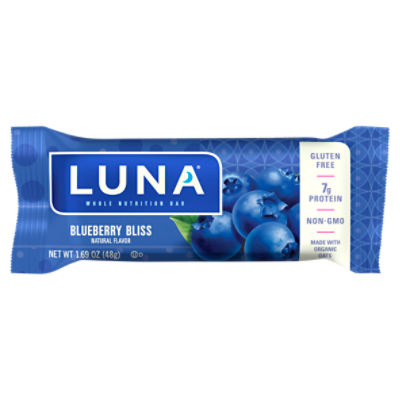 LUNA Bar Blueberry Bliss Flavor GlutenFree Snack Bar, 1.69 oz ShopRite