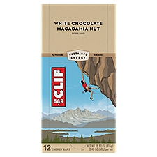 CLIF Bar® White Chocolate Macadamia Nut Energy Bars 12-2.4 oz. Bars