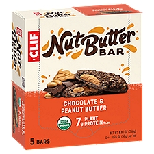 CLIF Bar® Chocolate & Peanut Butter Nut Butter Bar 5-1.76 oz. Bars