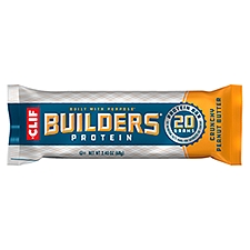 Clif Builders Crunchy Peanut Butter Protein Bar, 2.4 oz, 2.4 Ounce