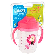 Dr Brown's Milestones 9 oz Baby's 1st Straw Cup, 6m+