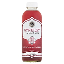 GT's Synergy Cosmic Cranberry Raw, Kombucha, 16 Fluid ounce