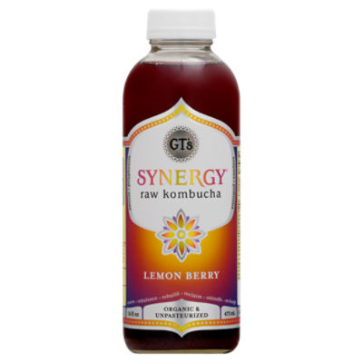GT's Synergy Lemon Berry, Kombucha