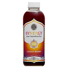 GT's Synergy Lemon Berry, Kombucha, 16 Fluid ounce