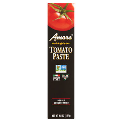 Amore Double Concentrated Tomato Paste, 4.5 oz, 4.5 Ounce