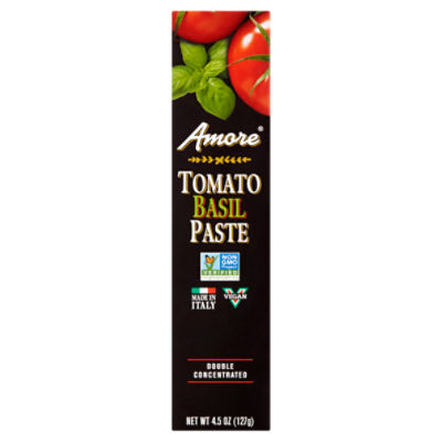 Amore Double Concentrated Tomato Basil Paste, 4.5 oz Fairway