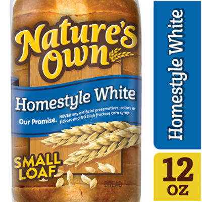 Nature's Own Homestyle White Small Loaf Bread, 12 oz