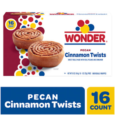 Wonder Pecan Cinnamon Twists, 1 oz, 16 count