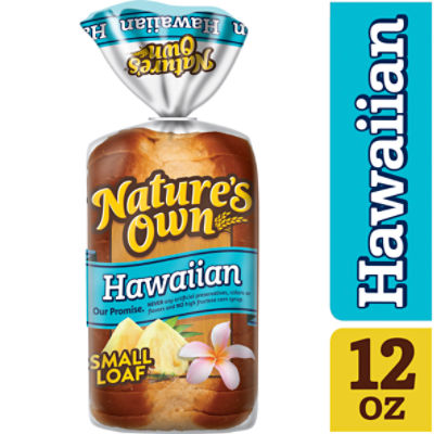 Nature's Own Hawaiian Small Loaf Bread, 12 oz