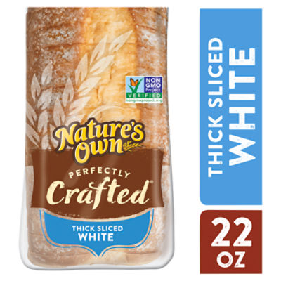 Nature's Own Perfectly Crafted Thick Sliced White Bread, 22 oz