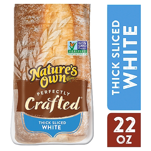 Nature's Own Perfectly Crafted Thick Sliced White Bread, 22 oz