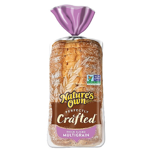 Nature's Own Perfectly Crafted Thick Sliced Multigrain Bread, 22 oz