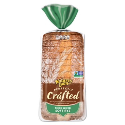 Nature's Own Perfectly Crafted Thick Sliced Soft Rye Bread, 22 oz
