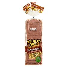 Nature's Own® 100% Whole Wheat Bread 20 oz. Loaf, 20 Ounce