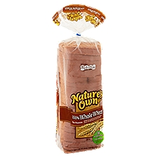 Nature's Own 100% Whole Wheat, Bread, 20 Ounce