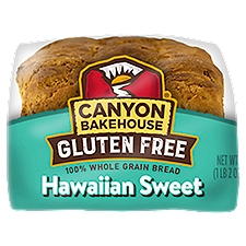 Canyon Bakehouse Gluten Free Hawaiian Sweet 100% Whole Grain , Bread, 18 Ounce