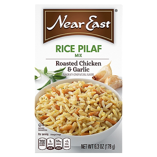 Near East Rice Pilaf Mix Roasted Chicken & Garlic 6.3 Oz