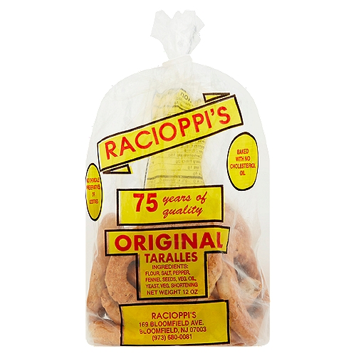 Racioppi's Original Taralles, 12 oz