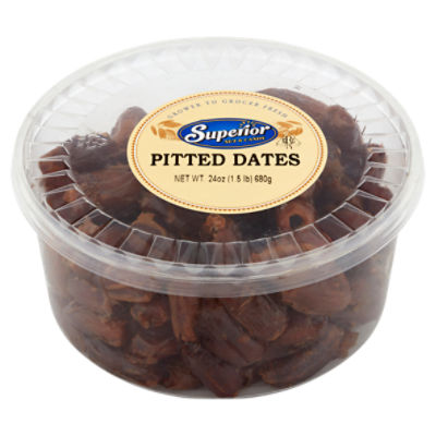 Superior Nut & Candy Pitted Dates, 24 oz, 24 Ounce