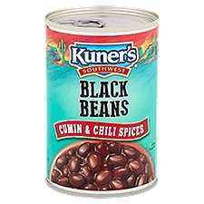 Kuner's Cumin & Chili Spices Black, Beans, 15 Ounce