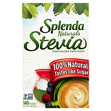 Splenda Naturals Stevia Zero Calorie Sweetener, 140 count, 9.9 oz