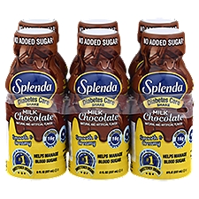 Splenda Diabetes Care Milk Chocolate Shake, 8 fl oz, 6 count