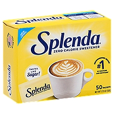 Splenda No Calorie Sweetener Packets - 50 Count, 50 Each