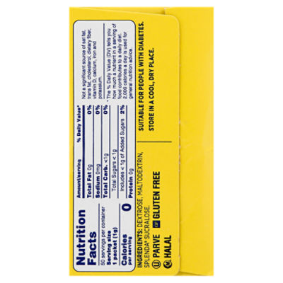Splenda Packet Nutrition Facts Besto Blog