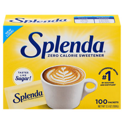 Splenda Zero Calorie Sweetener, 100 count, 3.5 oz