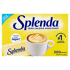 Splenda Zero Calorie Sweetener, 200 count, 7 oz, 200 Each