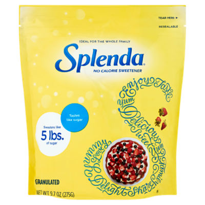 Splenda Granulated Zero Calorie Sweetener, 9.7 oz