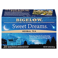 Bigelow Sweet Dreams Herbal Tea Bags, 20 count, 1.09 oz, 20 Each