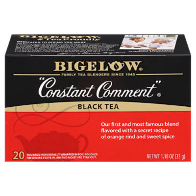 Bigelow "Constant Comment" Black Tea Bags, 20 count, 1.18 oz, 20 Each