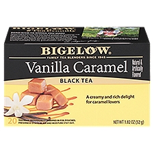 Bigelow Vanilla Caramel Black Tea Bags, 20 counts, 1.82 oz