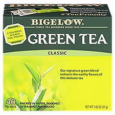 Bigelow Classic Green Tea Bags, 40 count, 1.82 oz